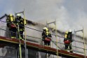 Dachstuhlbrand Koeln Poll Geislarerstr P179